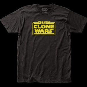 Star Wars – Clone Wars Logo Adult Unisex Tee Shirt